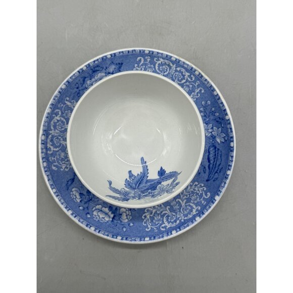 Spodes Camilla Copeland Blue & White Tea Cup & Saucer Set England 2 floral READ - Picture 2 of 9